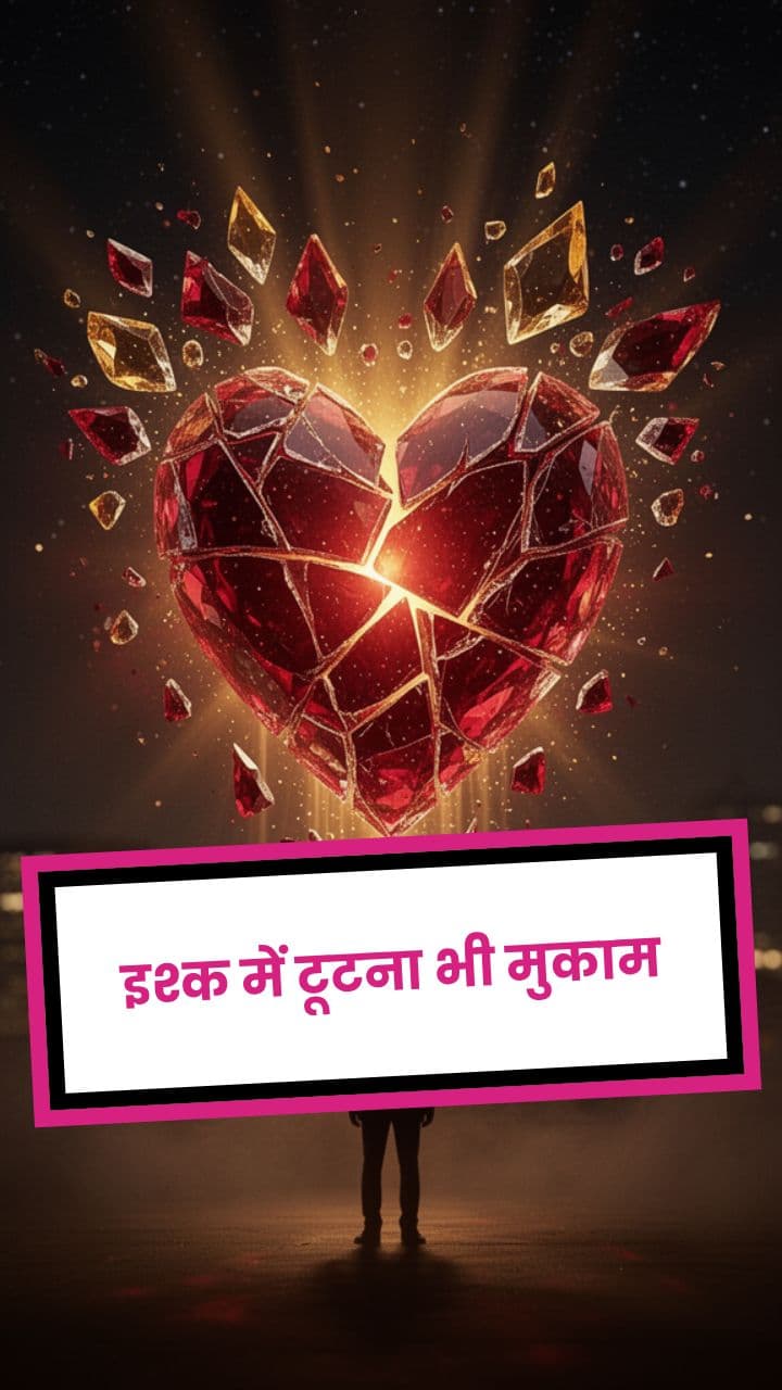 इश्क में टूटना भी मुकाम