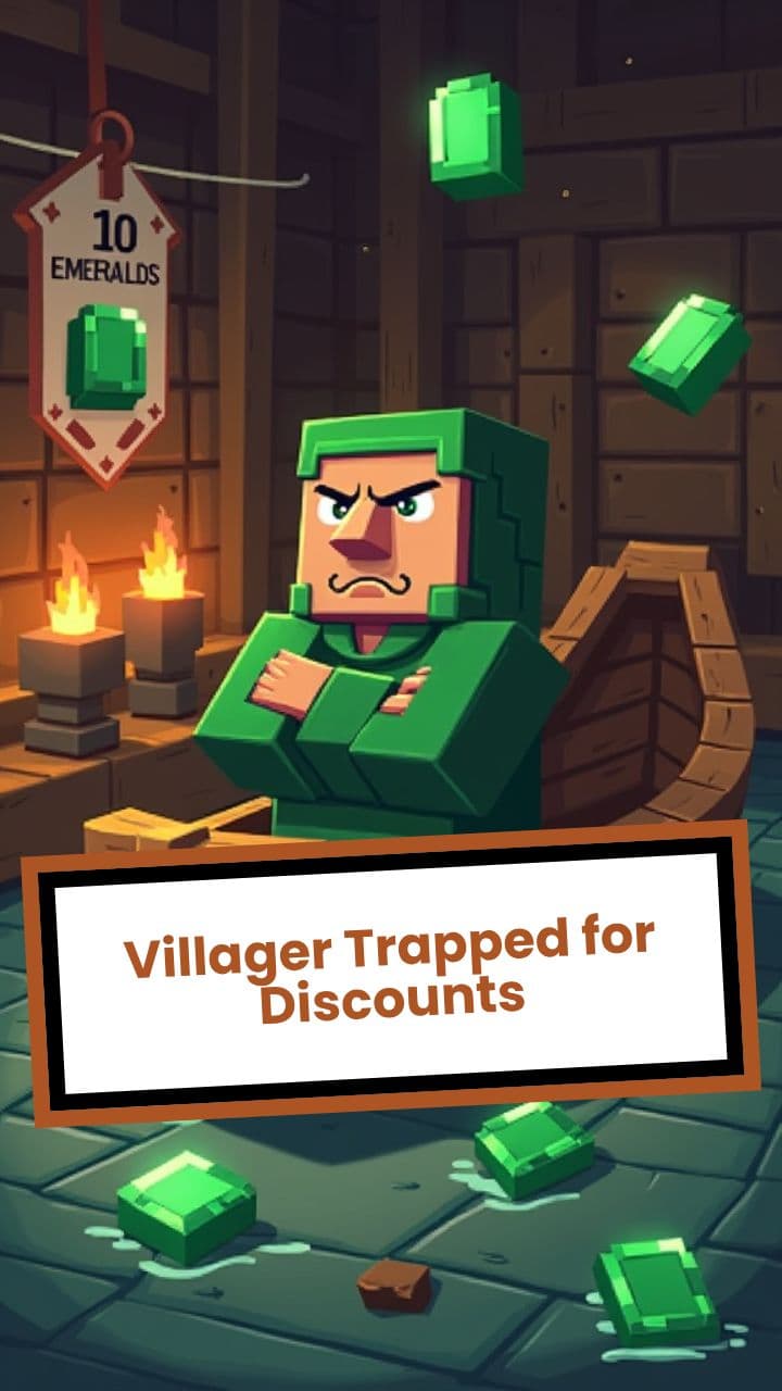 Villager Trapped for Discounts