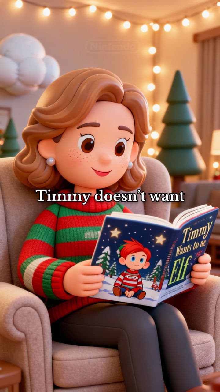 Timmy Wants to be an Elf - Book Ad
