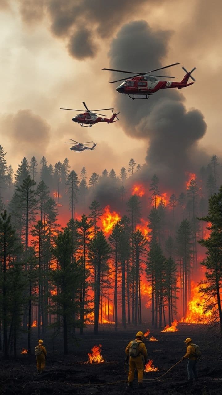 तुर्की के जंगलों में भीषण आग: एक आपातकालीन रिपोर्ट