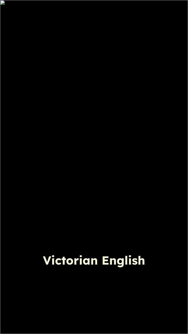 Dramatic Definitions of Victorian English