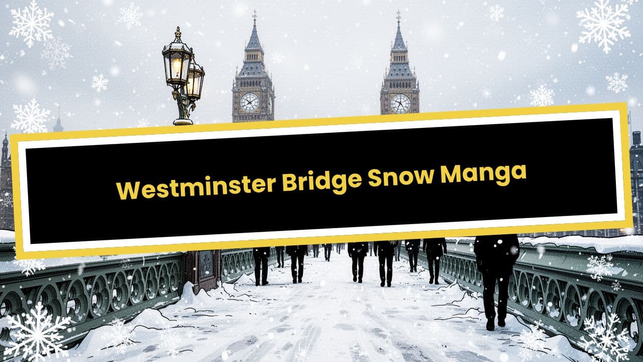 Westminster Bridge Snow Manga