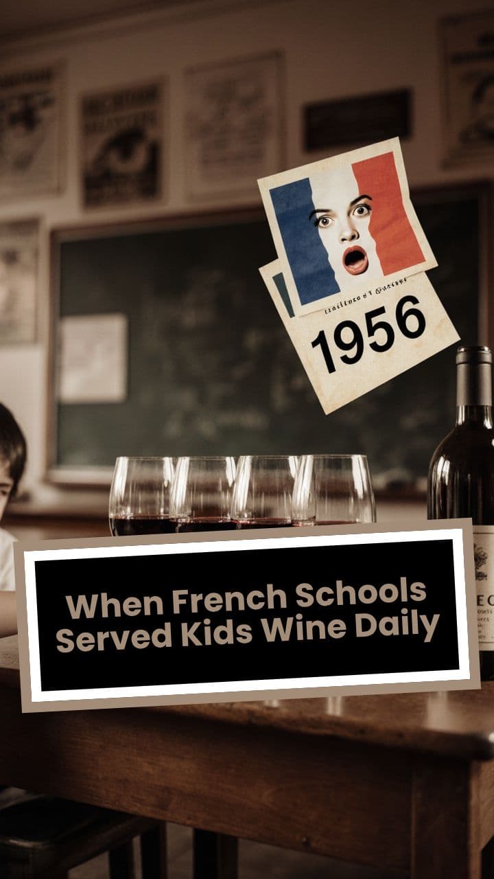 When French Schools Served Kids Wine Daily