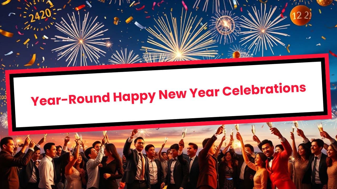 Year-Round Happy New Year Celebrations