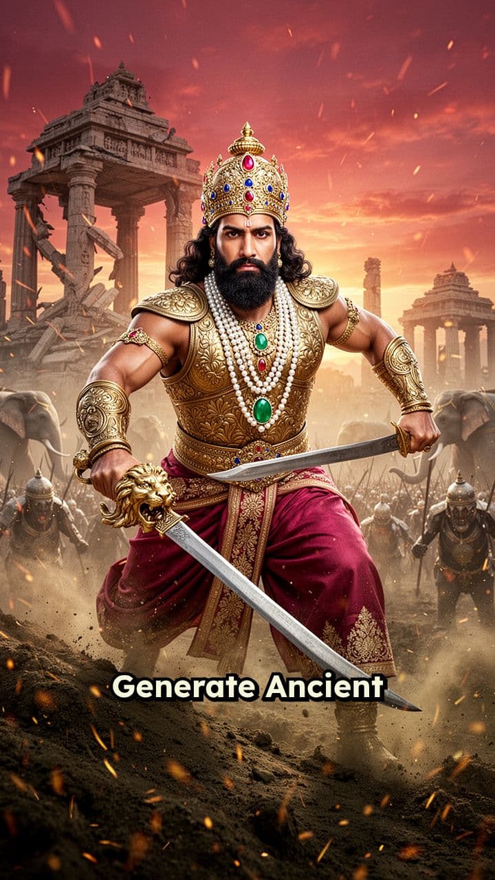 Ancient Indian King’s Brave Battles