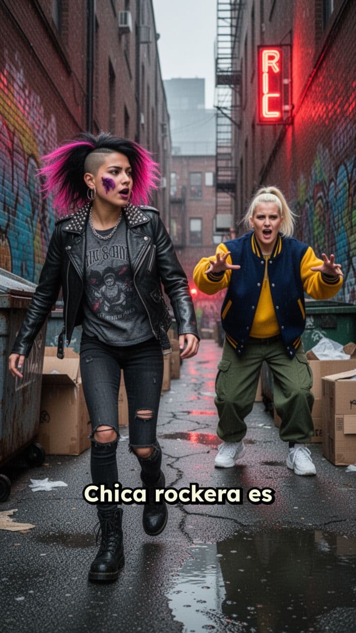 Rockera escapa de matona agresora