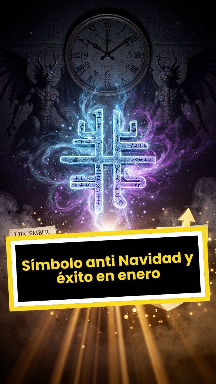 Símbolo anti Navidad y éxito en enero