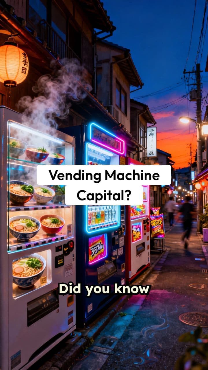 Japan's Vending Machine Kingdom: A Hidden World
