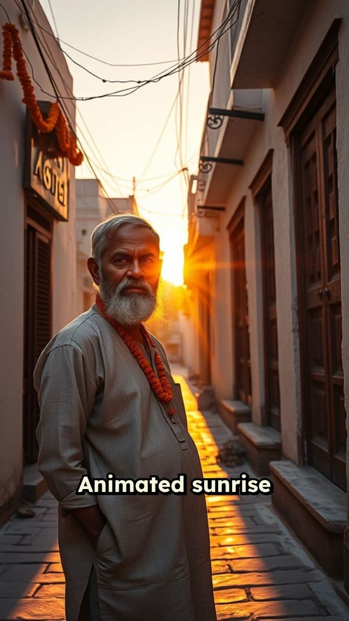 Sunrise Chai in Tirupati Streets