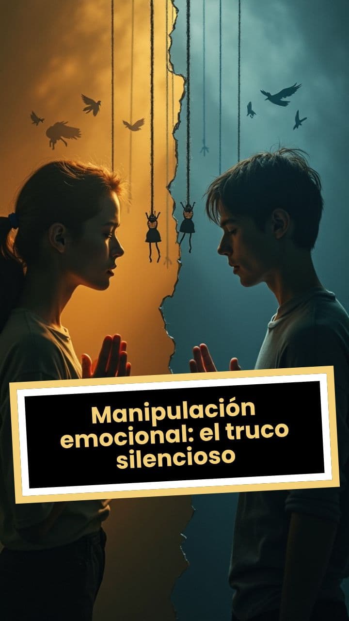 Manipulación emocional: el truco silencioso