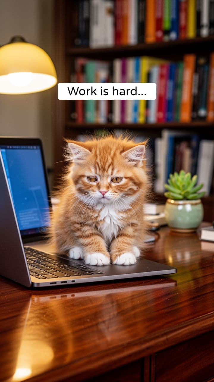 Sleepy Kitten Tech Support