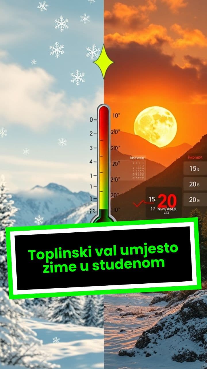 Toplinski val umjesto zime u studenom
