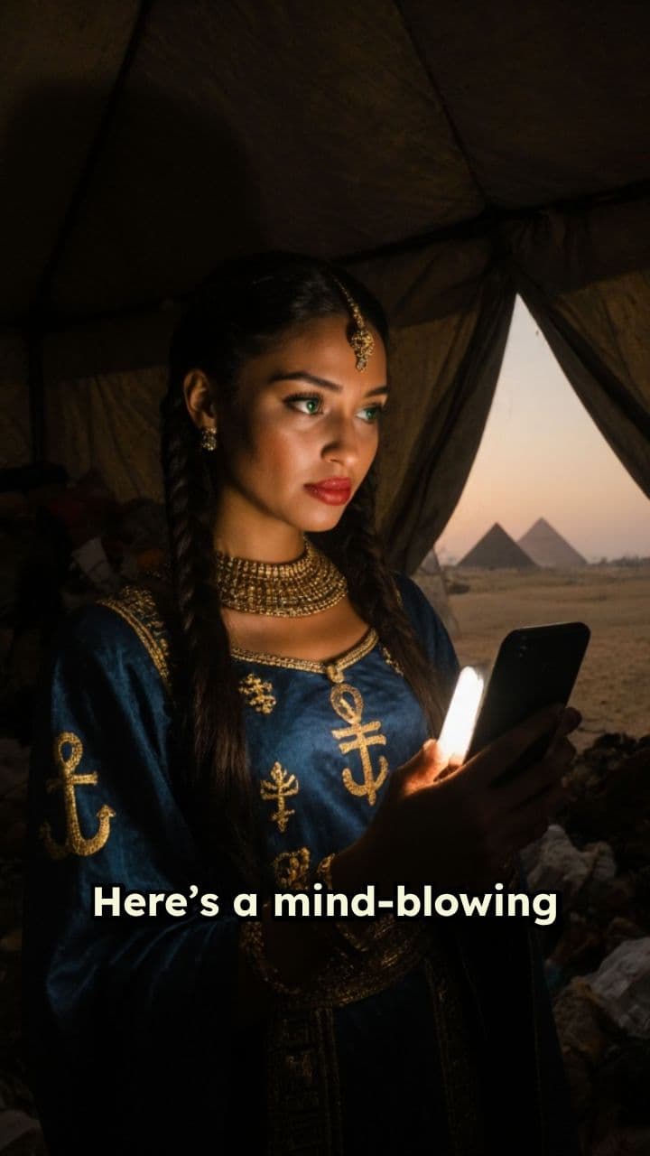 Cleopatra and the Pyramid: A Time Paradox