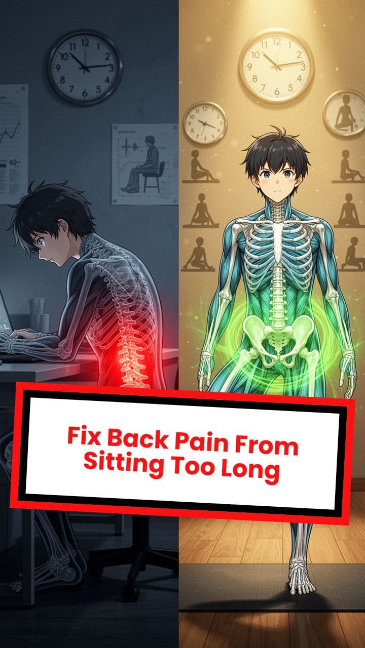 Fix Back Pain From Sitting Too Long