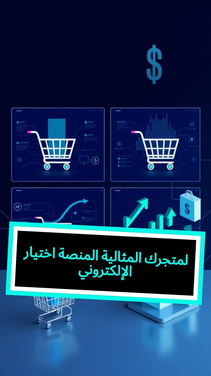 اختيار المنصة المثالية لمتجرك الإلكتروني