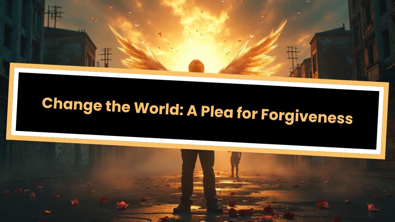 Change the World: A Plea for Forgiveness
