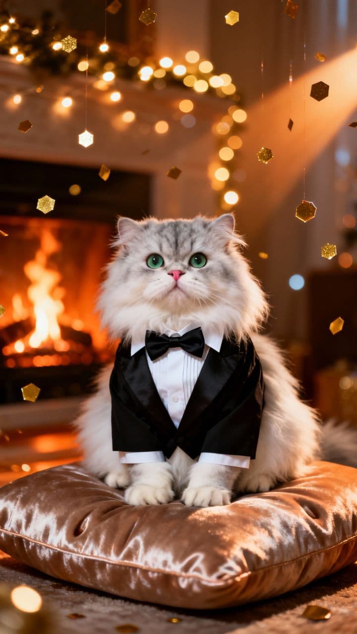 Elegant Cats New Year's ASMR