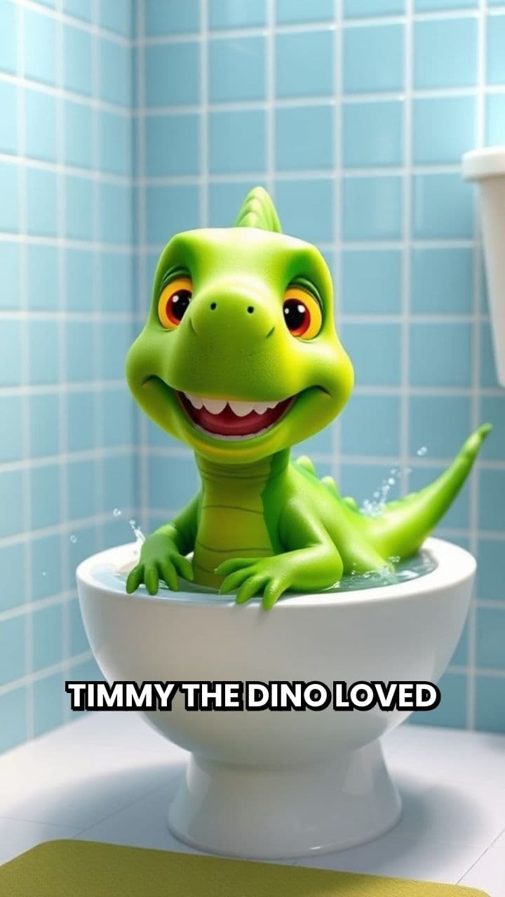 Timmy the Dino's Toilet Adventures