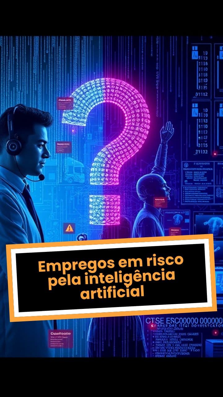 Empregos em risco pela inteligência artificial