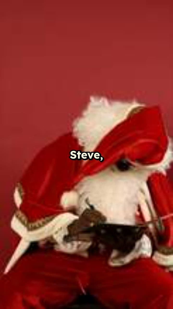 A Message from Santa to Steve