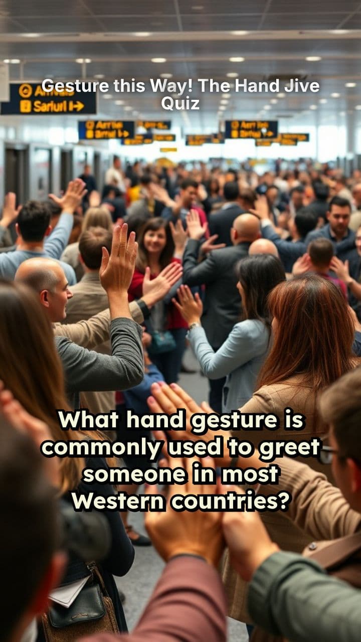 Gesture this Way! The Hand Jive Quiz
