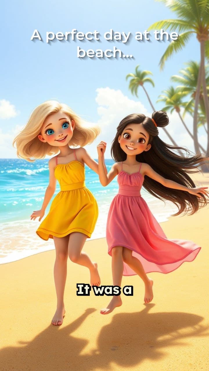 Beach Dance Surprise: The Little Cat's Arrival