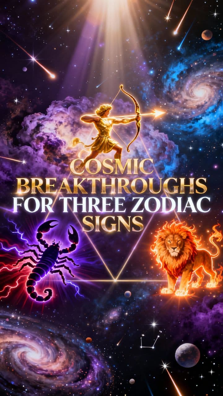 Cosmic Breakthroughs for Three Zodiac Signs