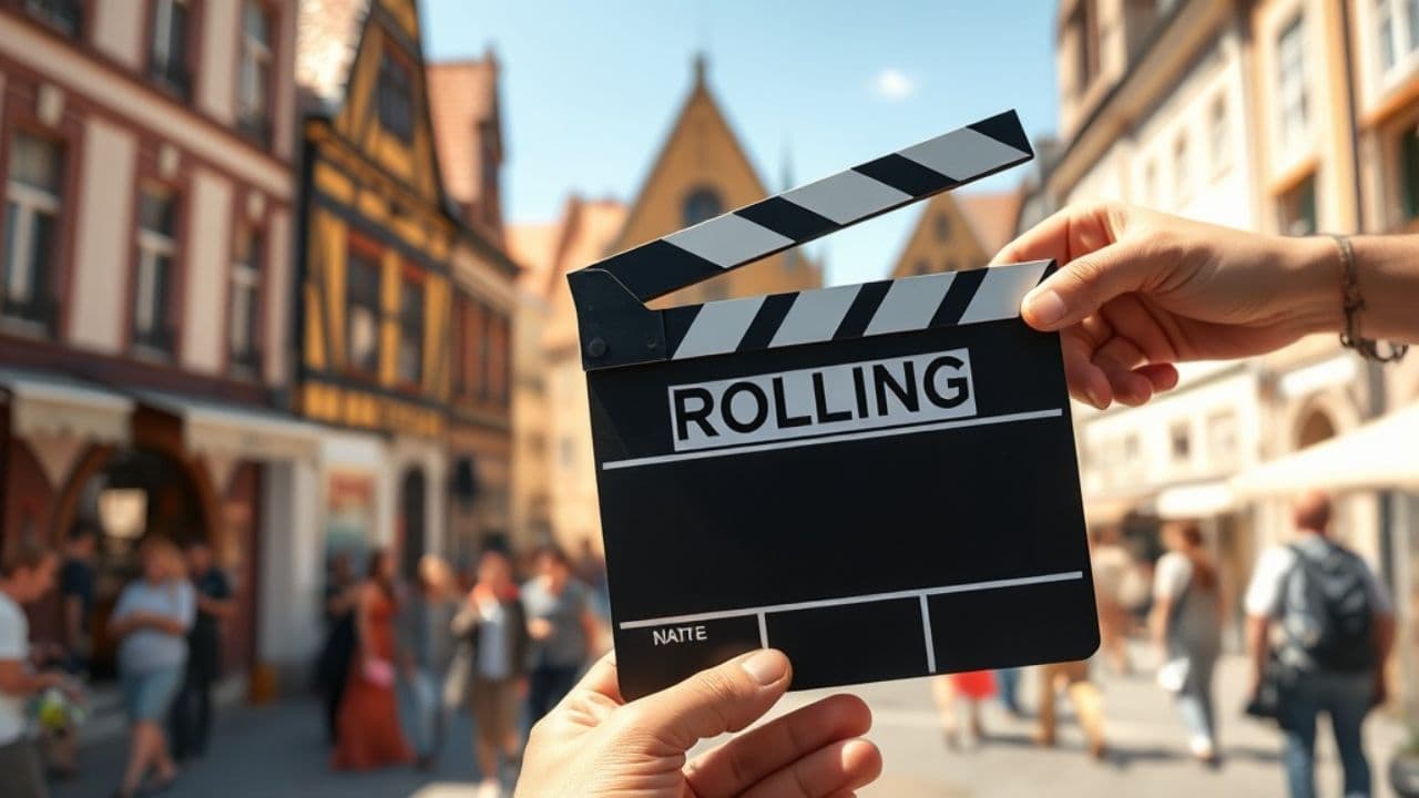 Drehpause und Konflikt am Set