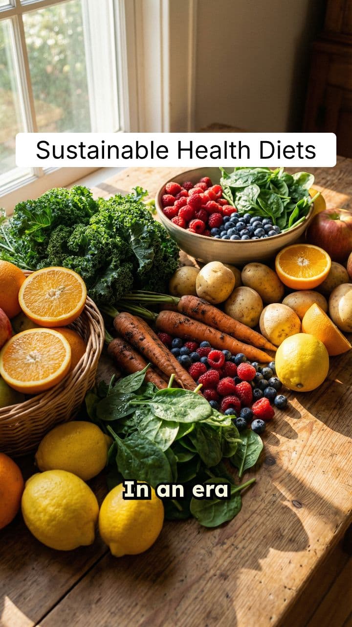 Sustainable Health Diets: Your Guide to a Healthier Planet & You