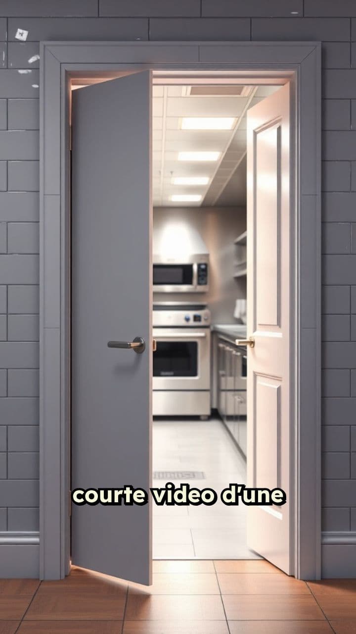 Ouverture sur une cuisine de pâtisserie