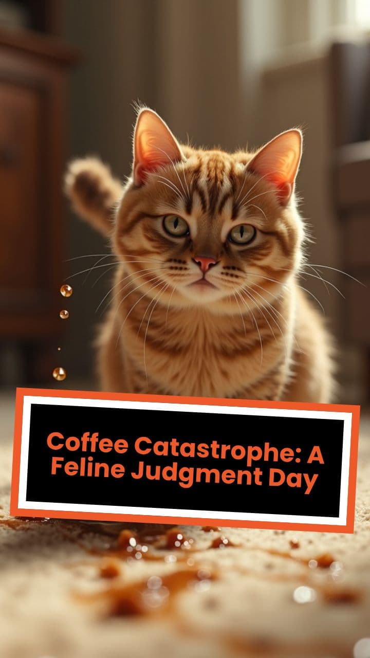 Coffee Catastrophe: A Feline Judgment Day