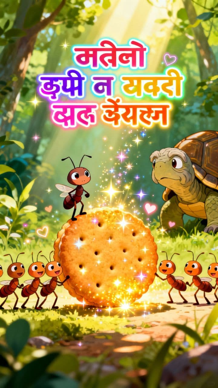 नन्ही चींटी और जादुई बिस्किट