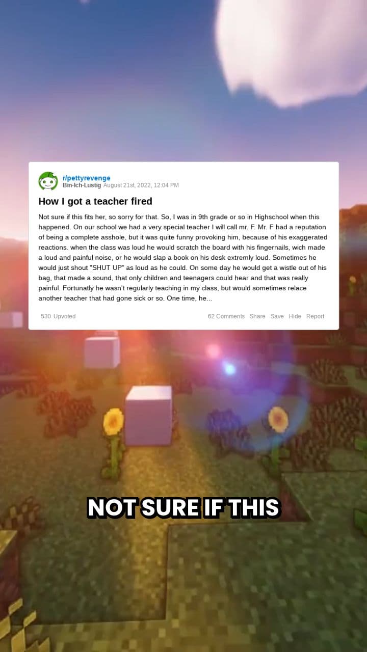 Mr. F's Unforgettable Outburst