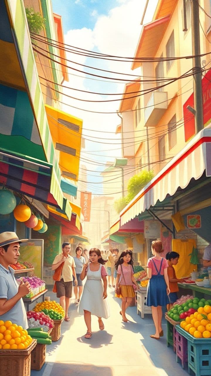 Nona Manis di Kedai Minuman