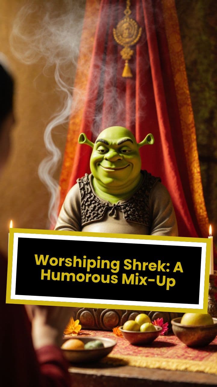 Worshiping Shrek: A Humorous Mix-Up