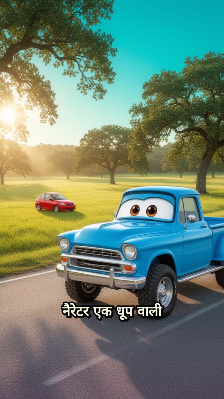 पंचर लाल कार