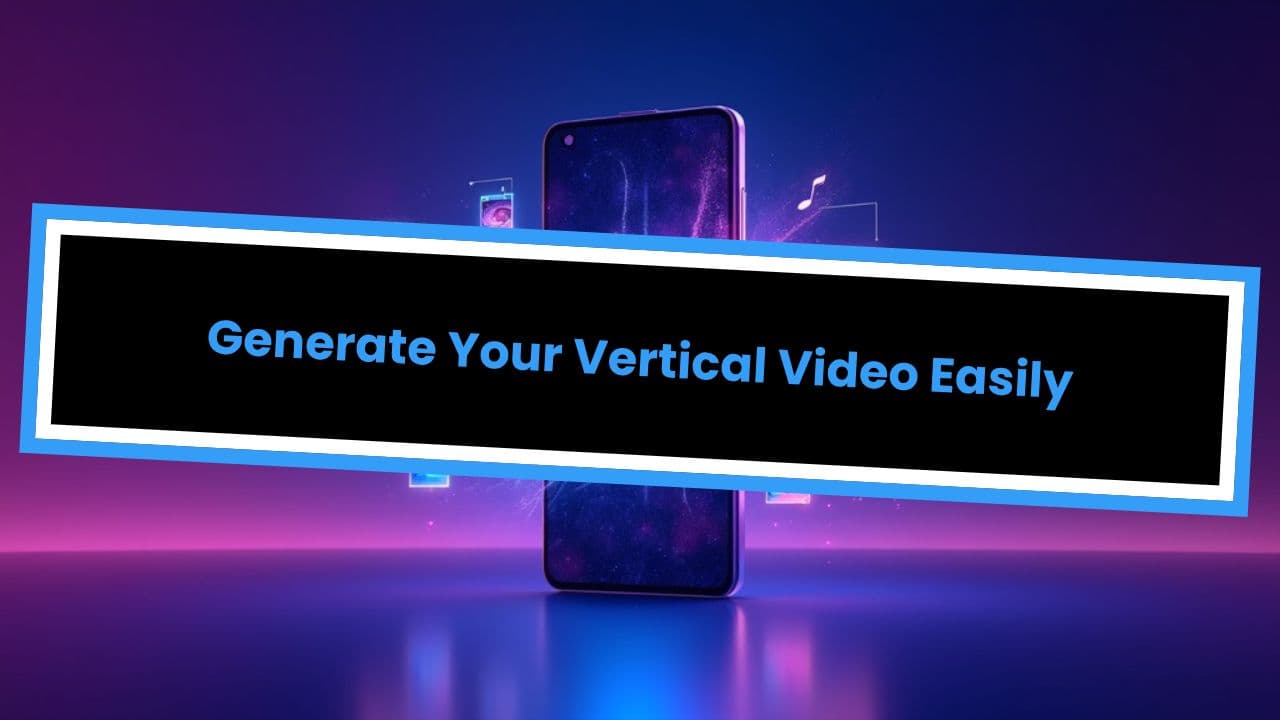 Generate Your Vertical Video Easily