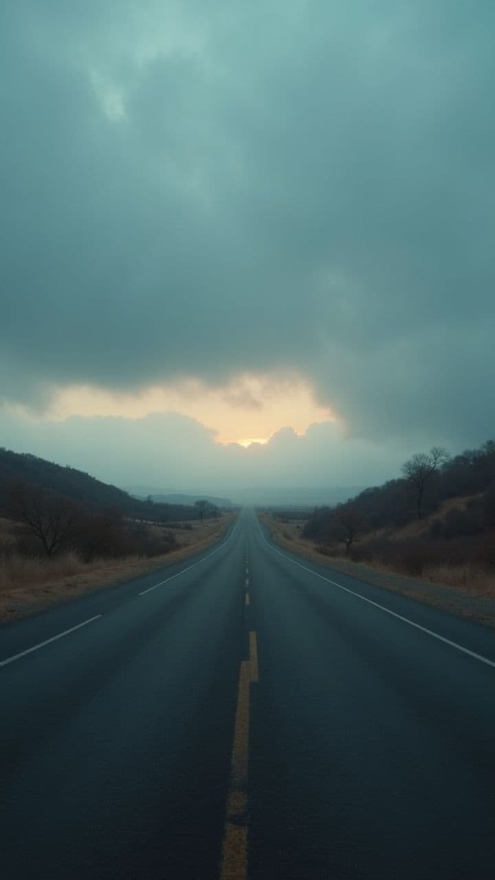 Призрачный пес на трассе