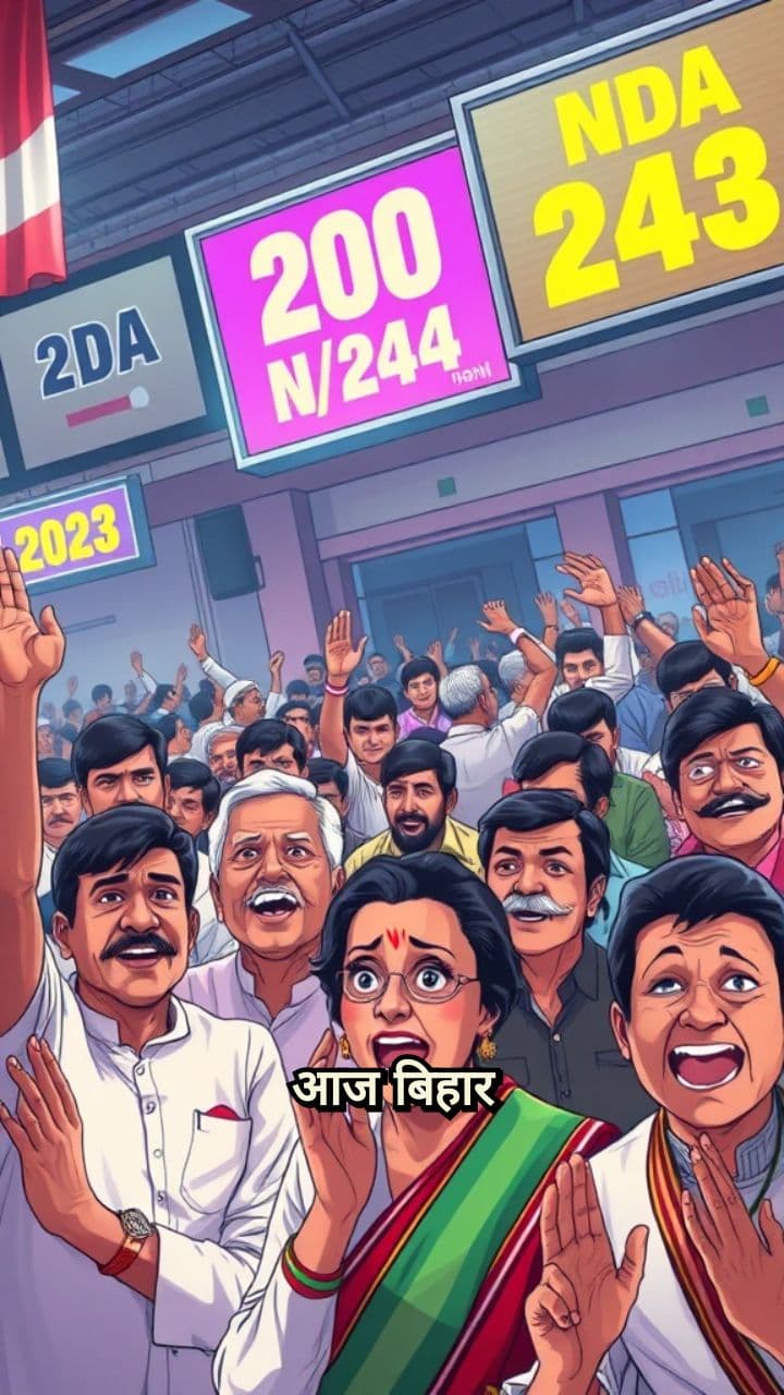 NDA की जीत, महागठबंधन की हार