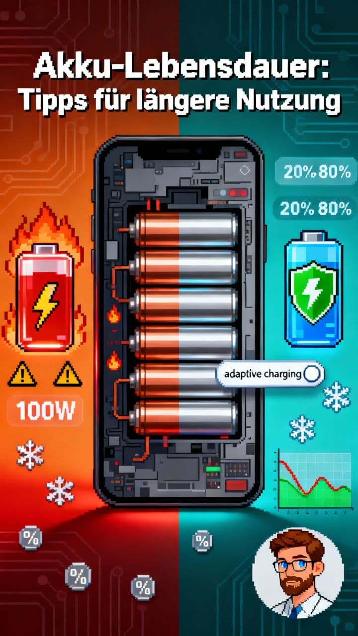Akku-Lebensdauer: Tipps für längere Nutzung