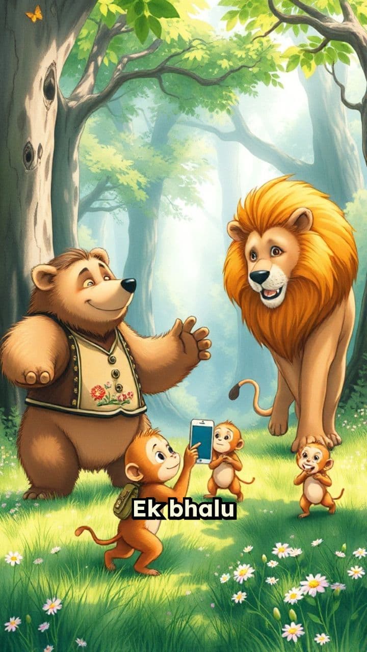 बंदरों का नाच और फोन का जादू