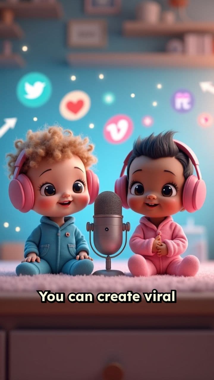 Create Viral Baby Podcast Videos Easily
