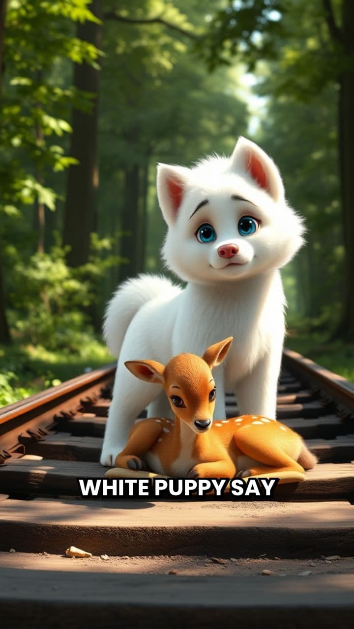 Injured Deer on Forest Track