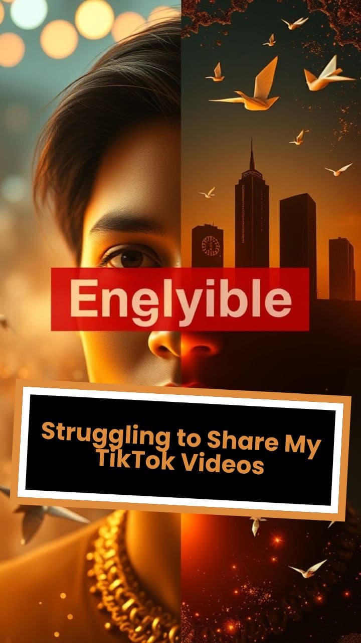 Struggling to Share My TikTok Videos