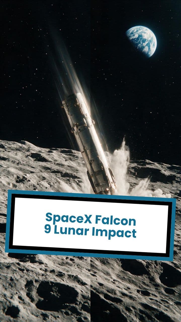 SpaceX Falcon 9 Lunar Impact