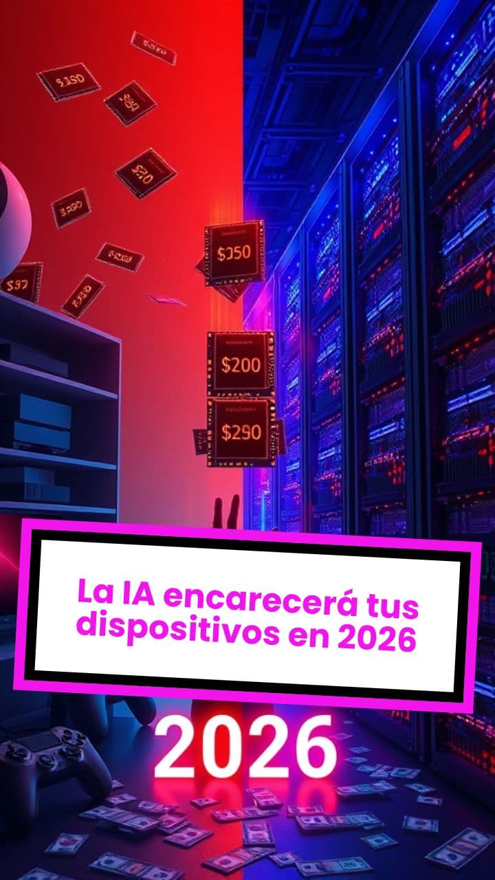 La IA encarecerá tus dispositivos en 2026