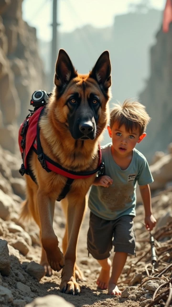 Max, el perro rescatista héroe