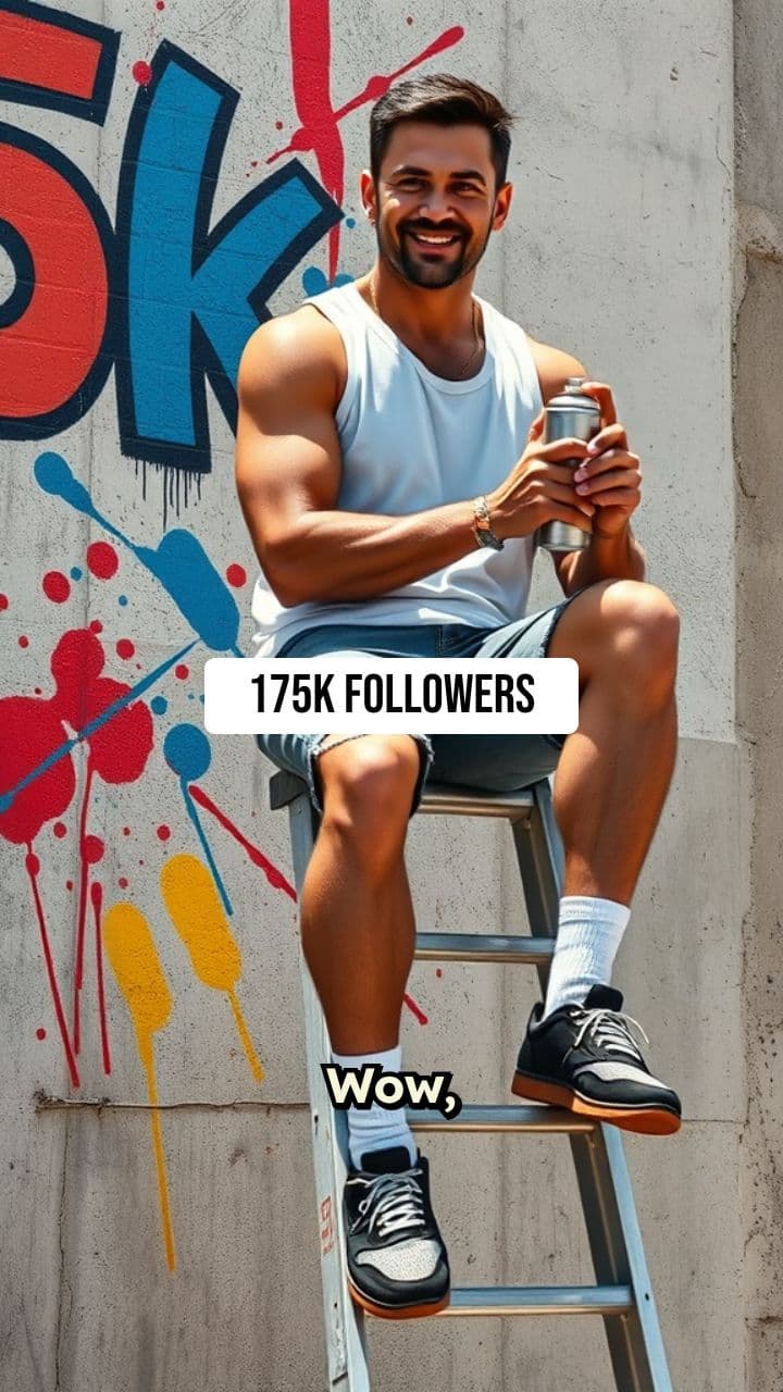 175K Followers Street Art Celebration