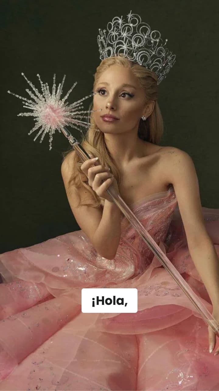 Mensaje de Cumpleaños Mágico de Glinda
