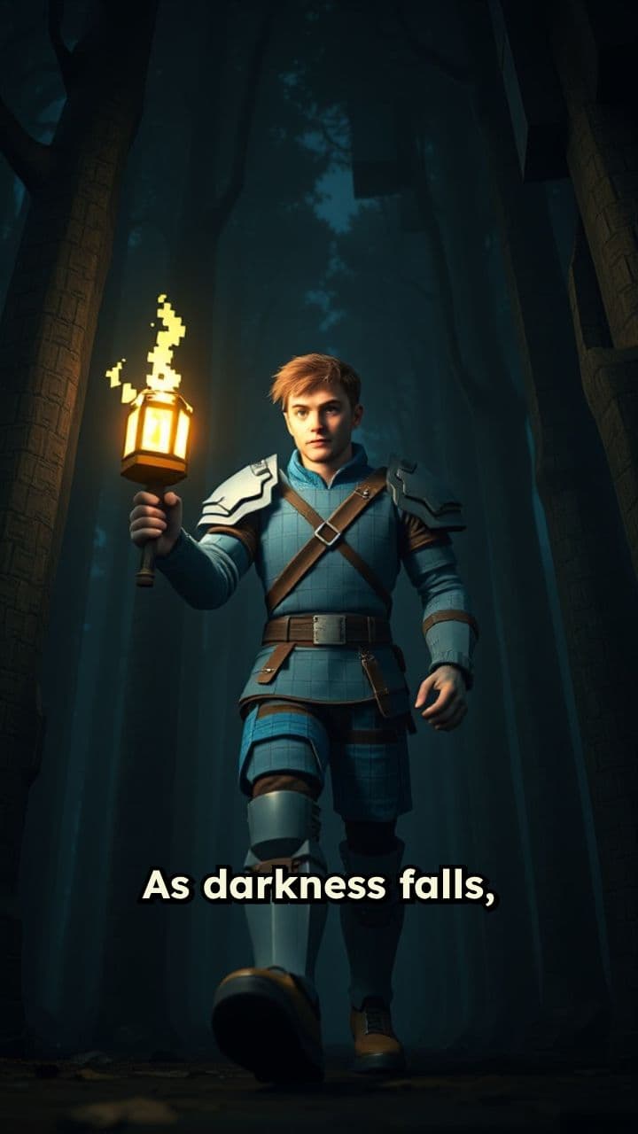 Minecraft Block Monster Encounter